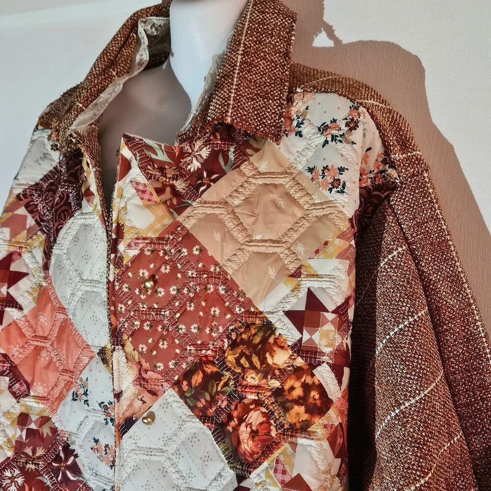 Quilt pattern jacket - Picture 7 of 13